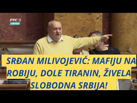 Srđan Milivojević rastura naprednjake u Narodnoj skupštini!