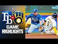 Rays vs. Brewers Game Highlights (4/1/26) | MLB Highlights