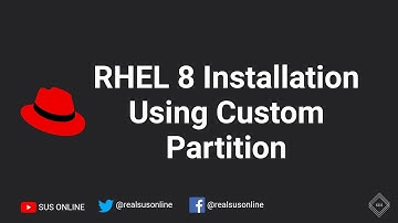 1.4 RHEL 8 Installation Using Custom Partition | RHCSA [RHEL 8]