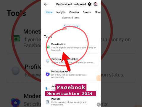 Facebook monetization Update 2024||facebook monetization 2024 #shorts