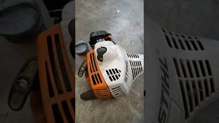 Stihl Weedeater With No Power And Smoking? Remove Or Clean Your Spark Arrestor