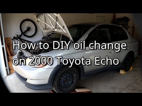 How To Change Oil Toyota Echo 2000 DIY