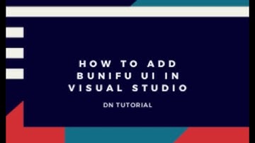 How to add Bunifu UI in Visual Studio in 2010,2012,2013,2015,2017