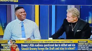 Skip Bayless gives his opinion on why Bronny James should leave college