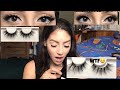 VELOUR LASHES TRY ON // ONE RIPPED 😢 | Whisp It Real Good, Oops Naughty Me, Sinful