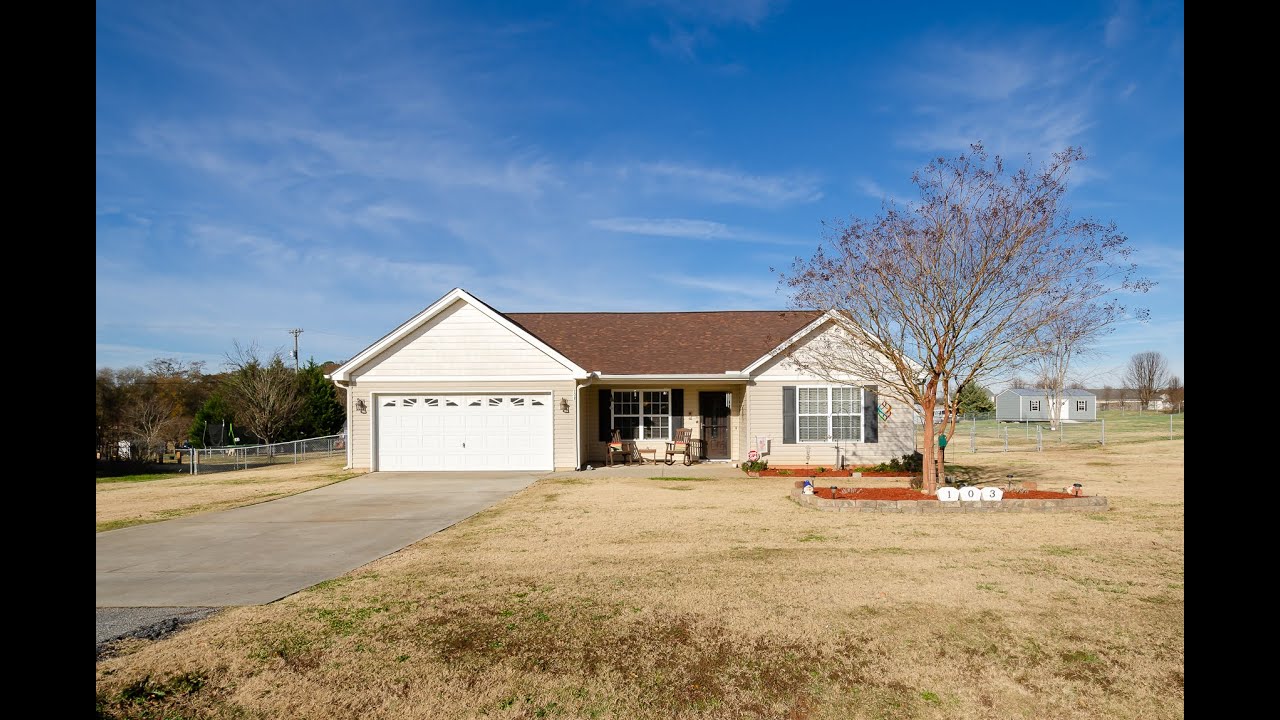 Williamston SC Homes for Sale 103 Turkey Trot Rd 29697 YouTube
