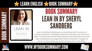 Lean In by Sheryl Sandberg ⭐Book Summary⭐@Mybooksandstorytime ​