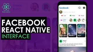 Facebook React Native clone Interface & styled components