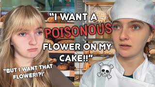 When the customer wants a poisonous flower on their cake…