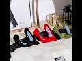 Red Women&#39;s Suede Stiletto Heels Pointed Toe Prom Shoes