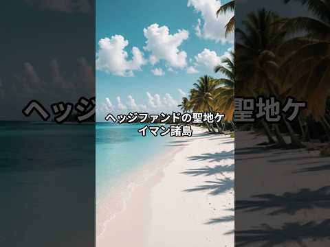 #ケイマン諸島 #ヘッジファンド #タックスヘイブン #世界の金融 #カリブ海の奇跡