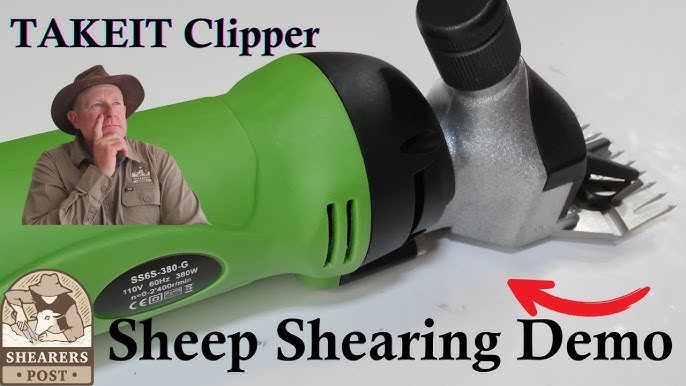 Electric Shearing Sheep Clipper Review Demo of the Sheep Shears