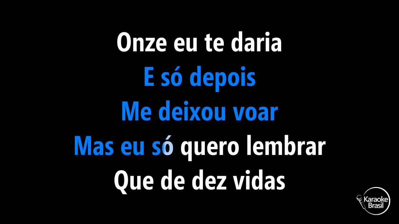 Lucas Lucco 11 Vidas KARAOKE Primeiro canal Lucas Lucco 11 Vidas KARAOKE Primeiro canal