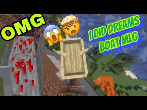 OMG I DID DREAMS BOAT MLG IN HARDCORE MINECRAFT