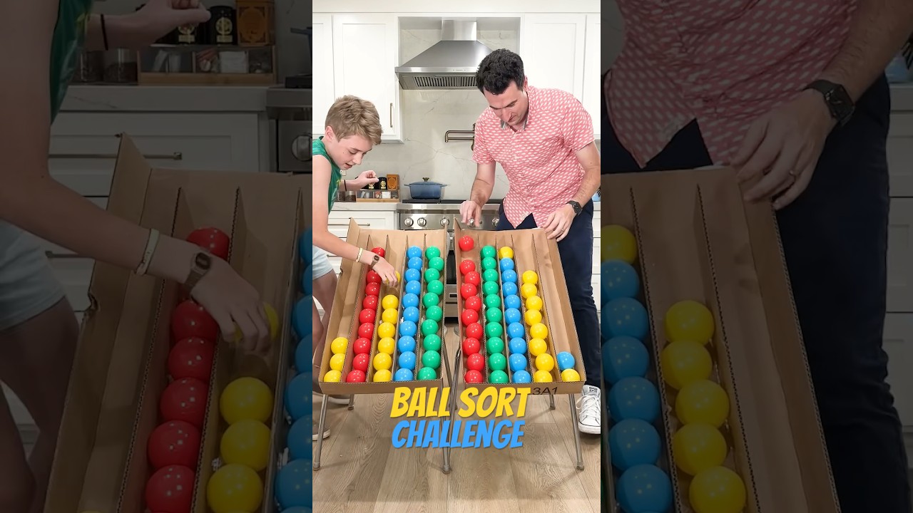 Ball Sort Puzzle Challenge 🟡🔴🔵🟢 | Ballinger Family #ballsortpuzzle #familygamenight #ballsort