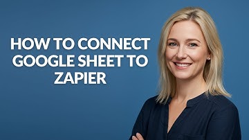 How to Connect Google Sheet to Zapier - Julia