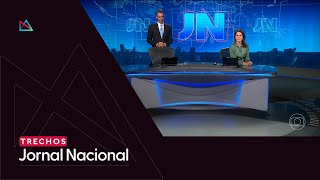 🔵 Jornal Nacional: trechos com César Tralli e Mariana Gross na TV Globo (18/01/2025)