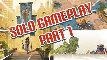 Tapestry Solo Gameplay Part 1 (Setup & Round 1)