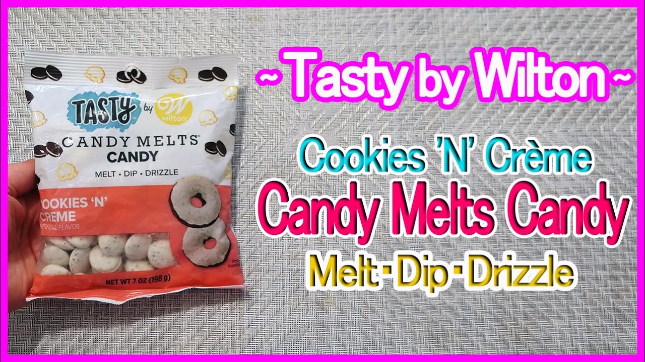 Tasty by Wilton Cookies 'N' Crème Candy Melts Candy - Melt, Dip