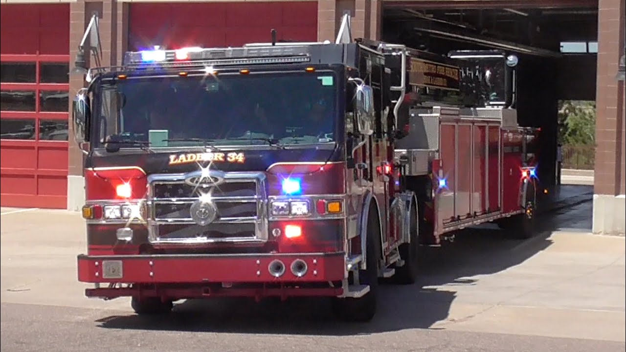 South Metro Fire Rescue Ladder 34 & Medic 34 Responding 6/29/2026