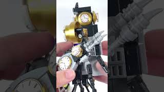 LEGO Skibidi Toilet Multiverse | Time Traveler Clockman Machine | Unofficial Lego Set #Shorts