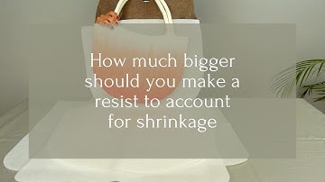 How much does wool shrink when you felt it?