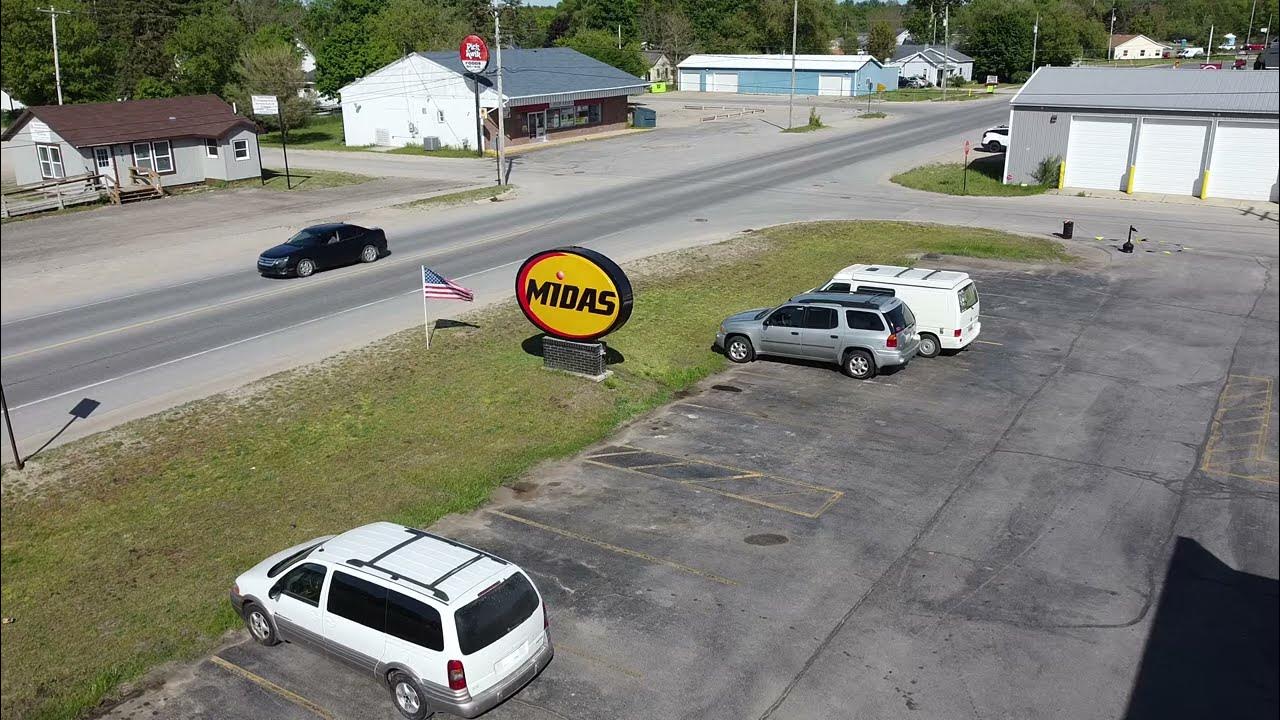 Drone View Kalkaska, Michigan & Midas From Above YouTube