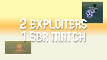 [YBA] Catching 2 exploiters in 1 SBR match