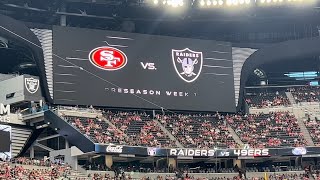 49ers @ Raiders PRESEASON 2023 | Team Intros