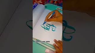comments name tejashree#viralhook#calligraphy#shortsfeed#viral