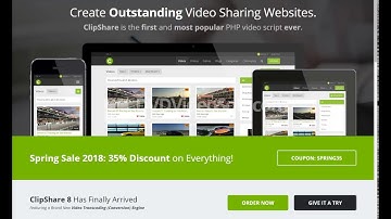 make your own video sharing website