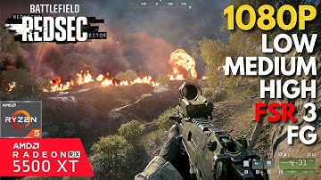 Battlefield REDSEC - RX 5500 XT | All Settings + FSR 3 Tested