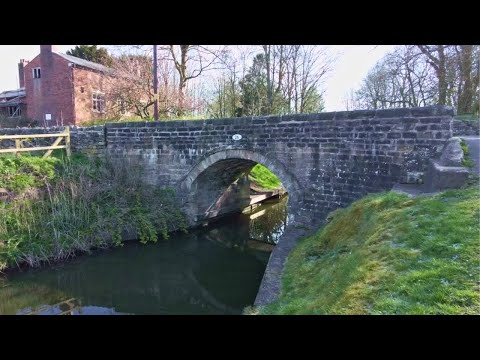 Caldon Canal to Stoke on Trent Walk, English Countryside 4K