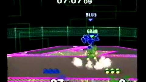 DDRKirby(ISQ) - 3-23,24-11 - SSBM - #73 - Green(Falcon) vs. Blue(G&W).MPG