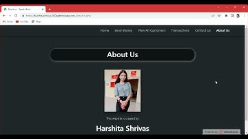 Bank Management System|| The Spark Foundation ||Task-1||Web Development and Design