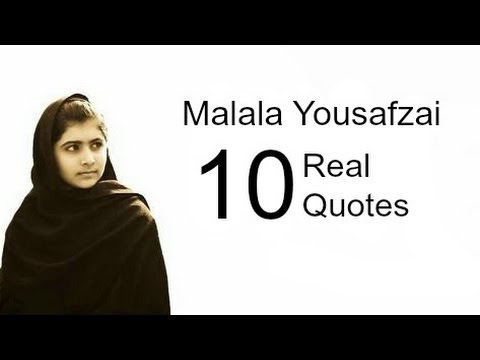 Malala Yousafzai 성공에 대한 10 가지 실제 인용문 | 영감을주는 | 동기 부여 인용문