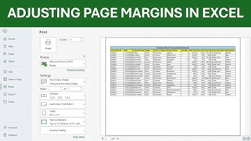 How to Set Margins & Center Printouts in Excel | Easy Page Setup Tutorial