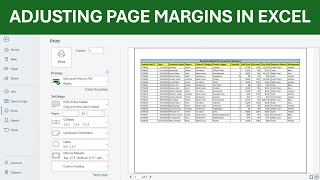 How to Set Margins & Center Printouts in Excel | Easy Page Setup Tutorial