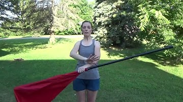 Colorguard Basics - Drop Spins