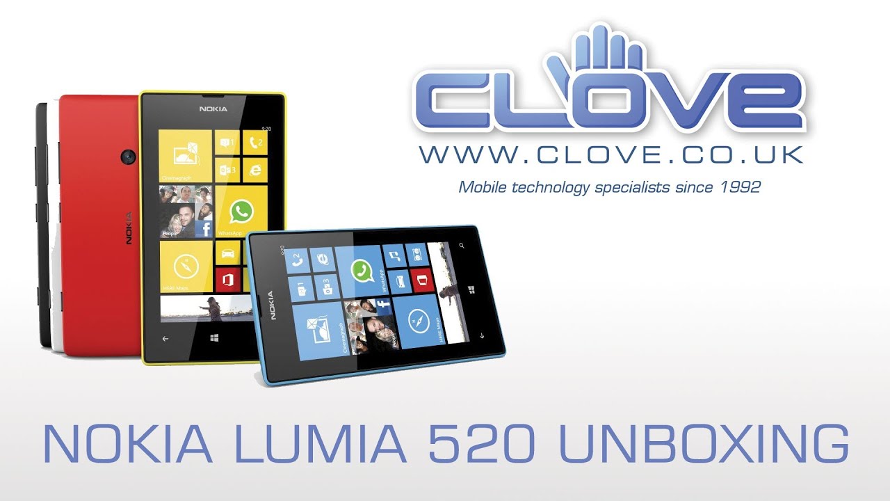 Nokia Lumia 520 Unboxing - YouTube