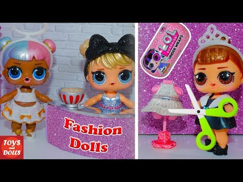 КУКЛЫ ЛОЛ ОТКРЫЛИ ФЭШН СТУДИЮ! РАСПАКОВКА КАПСУЛЫ UNDER WRAPS! Мультик лол ОДЕВАЛКИ! TOYS AND DOLLS