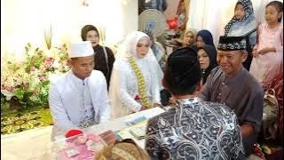 Moment Prosesi Ijab Kabul. Wedding Satrio Wahyu Nugroho & Dewi Roviah
