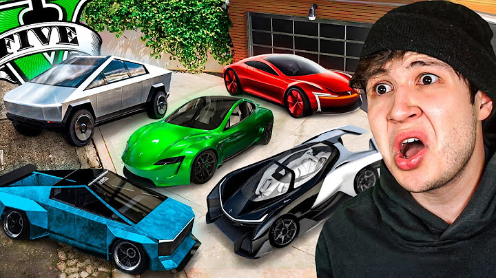 ROBANDO TODOS los COCHES TESLA de GTA 5! 🚘⚡️ (Mods)