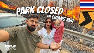 Forest Fire | Chiang Mai to Chiang Rai | Mae Kampong Village