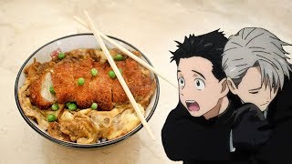 Elise's Eats - Ep 57: Pork Cutlet Bowl (from Yuri!!! On Ice)