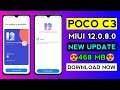 Poco C3 MIUI 12.0.8.0 New Update Rolling Out | Poco C3 New Update