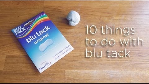 10 Amazing Uses for Blu Tack