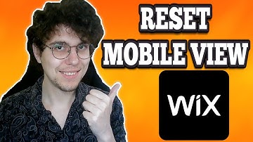 How To Reset Mobile View On Wix