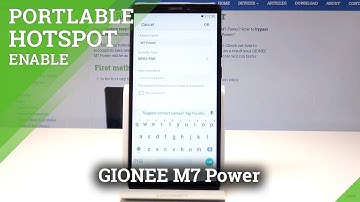 How to Turn On Portable Hotspot on GIONEE M7 Power - Share Network