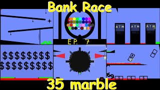 35 Marble Race EP. 07 : Bank Race (by RED HUY) | RED HUY